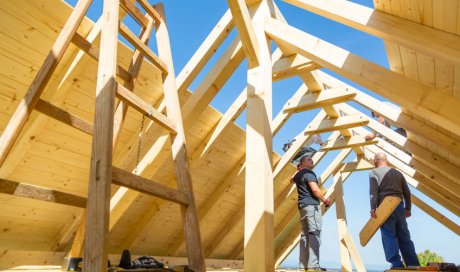 Travaux de surélévation de toiture en bois Vaulx-Milieu